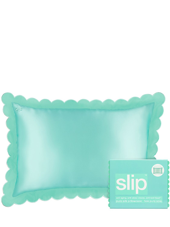 Slip: Scalloped queen silk pillowcase - beauty-women_1 | Luisa Via Roma