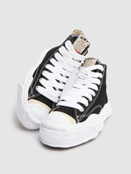 Mihara Yasuhiro: Hank hi original cotton canvas sneakers - men_1 | Luisa Via Roma