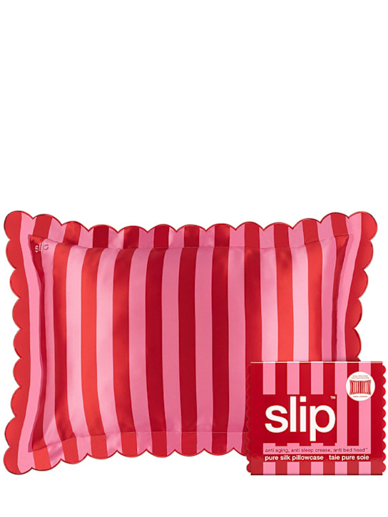 Slip: Taie d'oreiller queen size en soie festonnée - Sunshade - beauty-women_1 | Luisa Via Roma