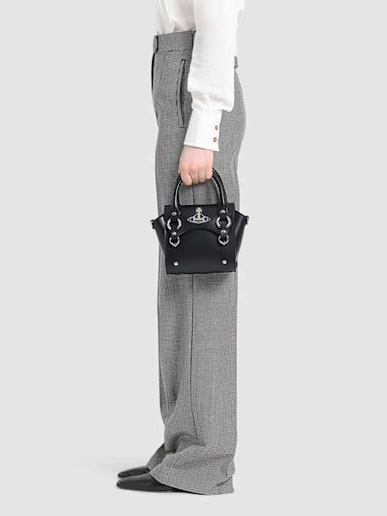 Vivienne Westwood: Mini Betty smooth leather top handle bag - women_1 | Luisa Via Roma