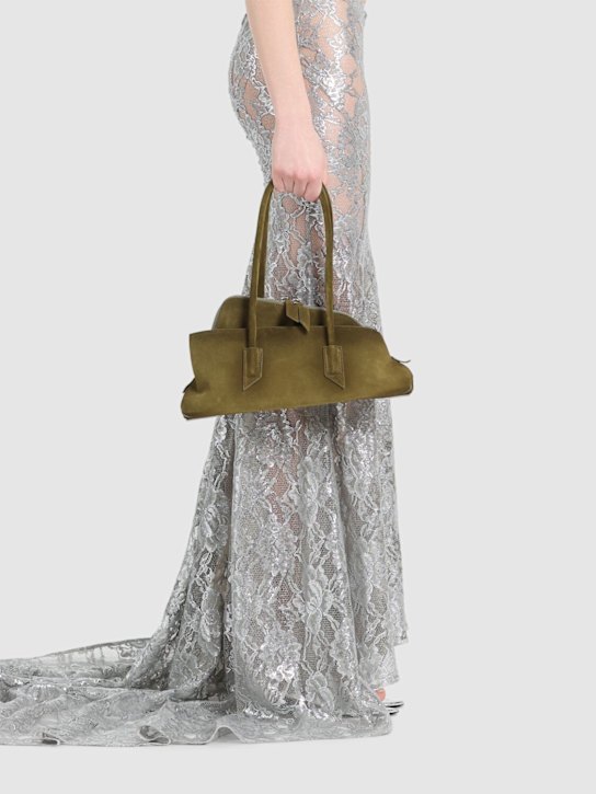 The Attico: Small La Passeggiata suede bag - women_1 | Luisa Via Roma