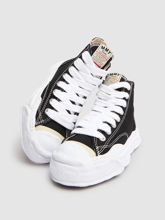 Mihara Yasuhiro: Hank hi original cotton canvas sneakers - women_1 | Luisa Via Roma