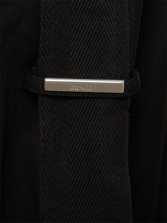 The Attico: Washed cotton pants - Black - women_4 | Luisa Via Roma