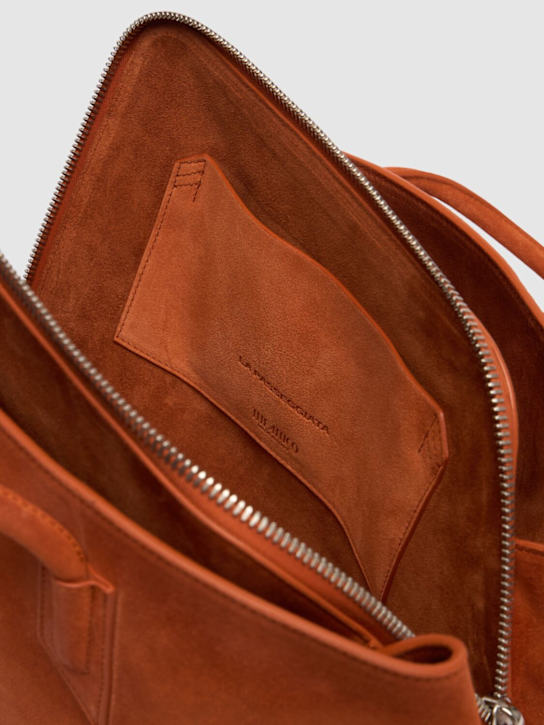 The Attico: Medium La Passeggiata soft leather bag - women_5 | Luisa Via Roma