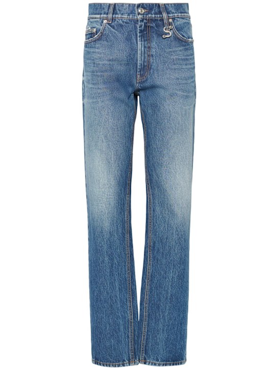 Sportmax: Baita denim straight jeans - women_0 | Luisa Via Roma