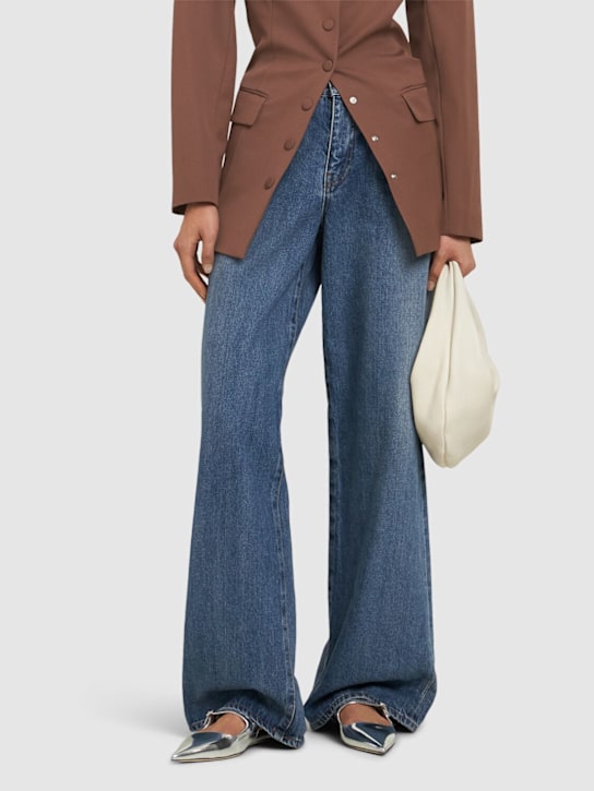 Jimmy Choo: 10mm Didi metallic leather flats - women_1 | Luisa Via Roma