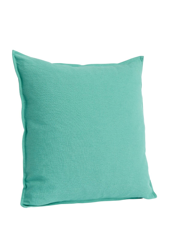 HAY: Linen & cotton cushion - Emerald - ecraft_0 | Luisa Via Roma