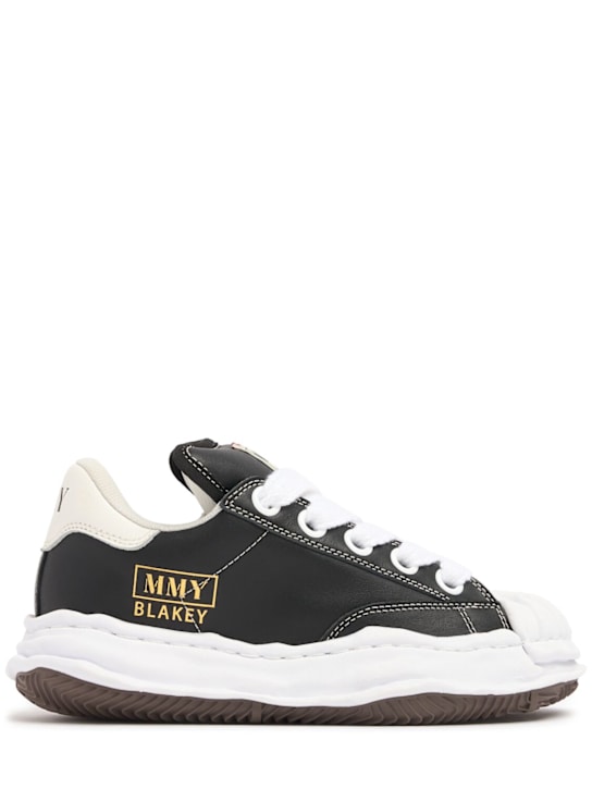 Mihara Yasuhiro: Blakey leather low top sneakers - women_0 | Luisa Via Roma