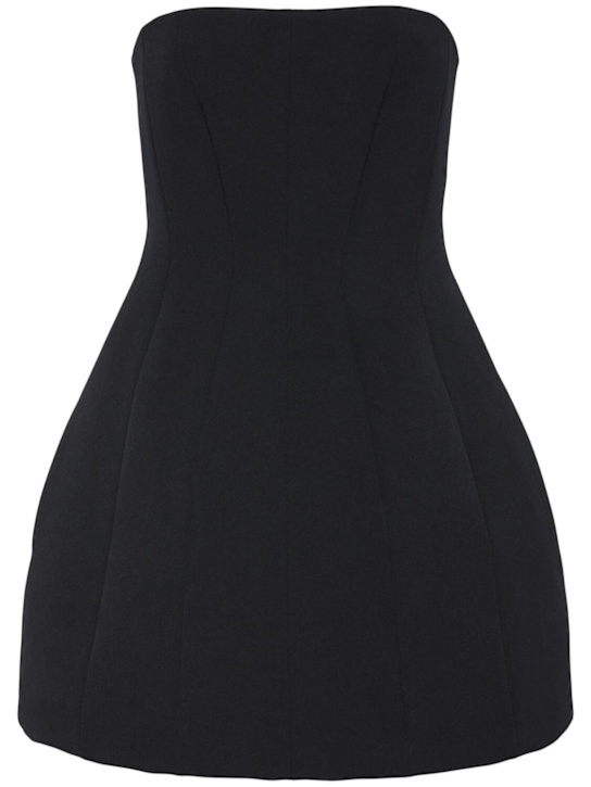 Max Mara: Betel sable mini dress - women_0 | Luisa Via Roma