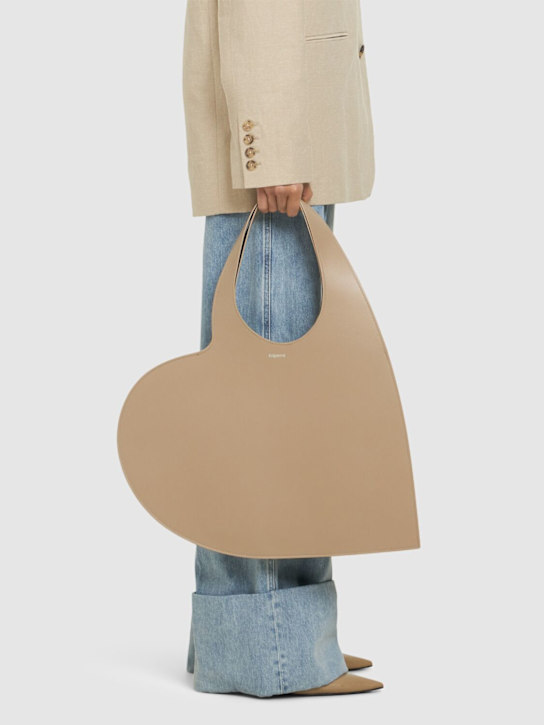 Coperni: Heart leather shoulder bag - women_1 | Luisa Via Roma