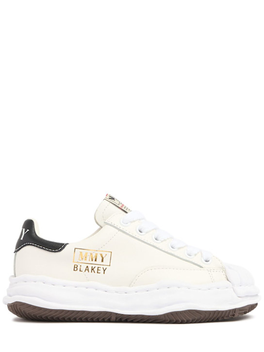 Mihara Yasuhiro: Blakey low leather sneakers - men_0 | Luisa Via Roma