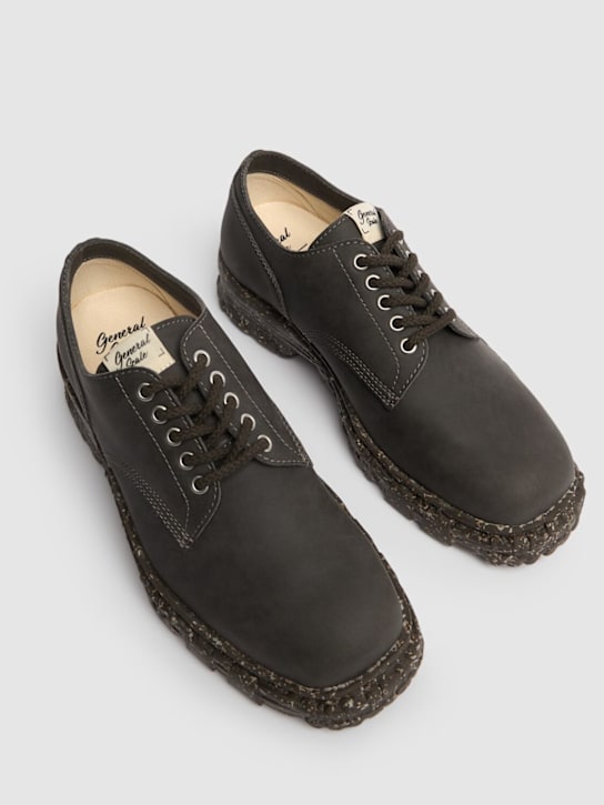 Mihara Yasuhiro: General Scale Mihara Yasuhiro derby shoe - Grey - men_2 | Luisa Via Roma