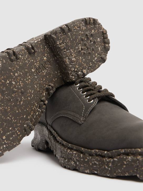 Mihara Yasuhiro: General Scale Mihara Yasuhiro derby shoe - Grey - men_3 | Luisa Via Roma