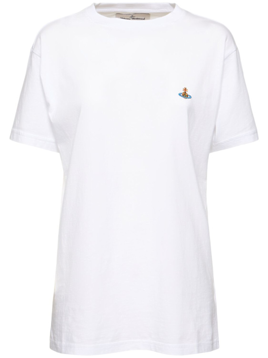 Vivienne Westwood: Classic fit organic cotton t-shirt - women_0 | Luisa Via Roma