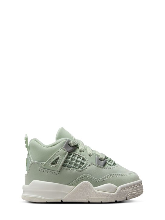 Jordan: Jordan 4 Retro sneakers - Seafoam/Sail - kids-boys_0 | Luisa Via Roma