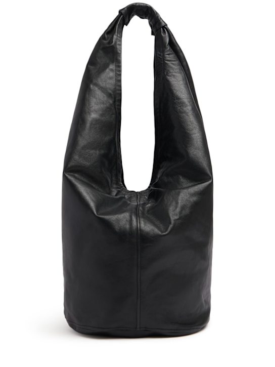 Our Legacy: Drip leather tote bag - men_0 | Luisa Via Roma