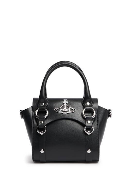 Vivienne Westwood: Mini Betty smooth leather top handle bag - women_0 | Luisa Via Roma