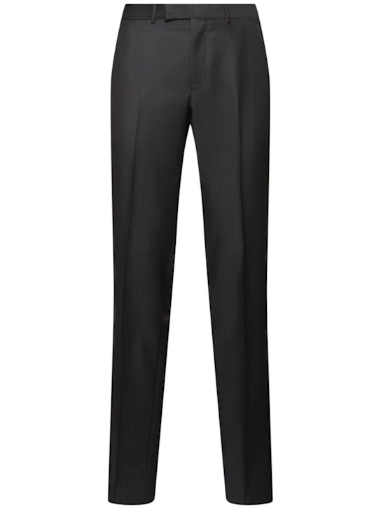 Zegna: Tailored wool & mohair suit - Dark Grey - men_7 | Luisa Via Roma