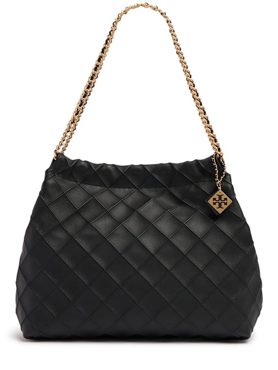 Tory Burch: Fleming soft drawstring hobo bag - women_0 | Luisa Via Roma