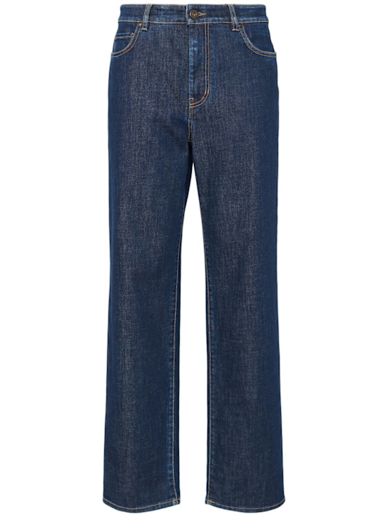 Weekend Max Mara: Loris denim straight jeans - women_0 | Luisa Via Roma