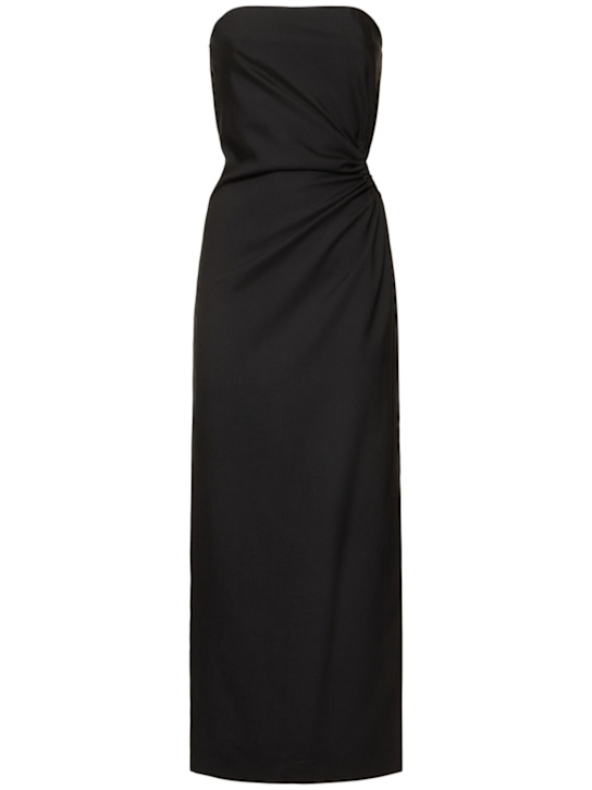 Max Mara: Silva strapless cut out dress - women_0 | Luisa Via Roma