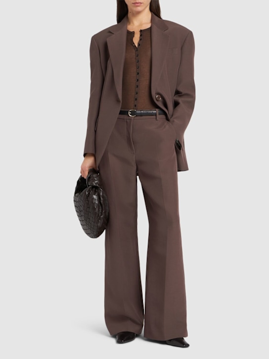 Weekend Max Mara: Floc single breast cotton blend blazer - women_1 | Luisa Via Roma