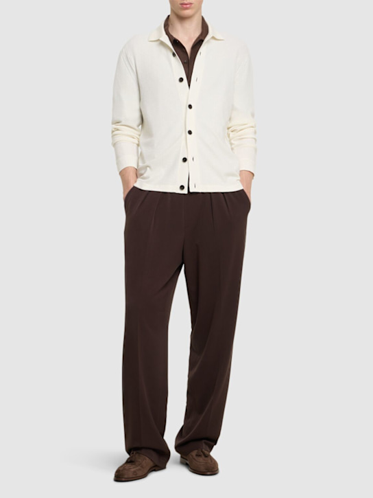 Zegna: Pure wool shirt - men_1 | Luisa Via Roma