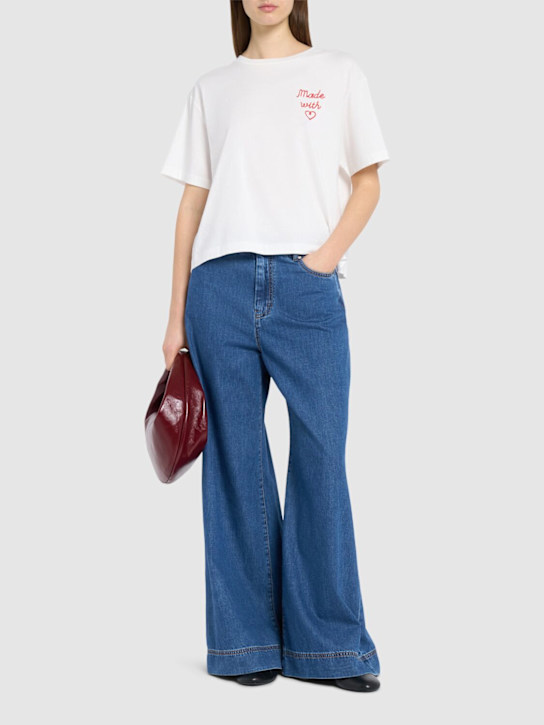 Weekend Max Mara: Acline jersey short sleeved t-shirt - women_1 | Luisa Via Roma