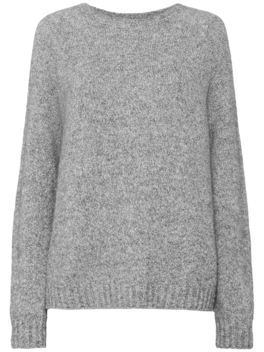 Weekend Max Mara: Ghiacci alpaca & cotton knit sweater - women_0 | Luisa Via Roma