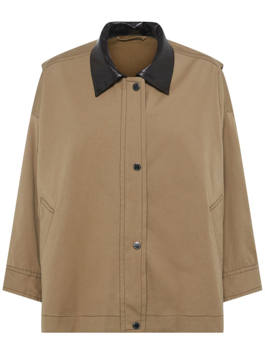 Weekend Max Mara: Dorema cotton canvas jacket - women_0 | Luisa Via Roma