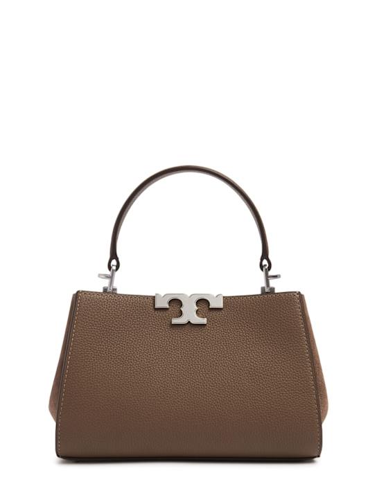 Tory Burch: Mini Eleanor pebbled satchel bag - women_0 | Luisa Via Roma