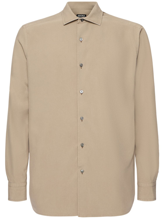 Zegna: Camicia in seta - Piedicavallo - men_0 | Luisa Via Roma