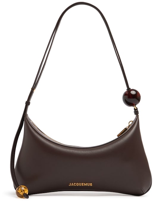 Jacquemus: Le Grand Bisou perle leather bag - women_0 | Luisa Via Roma