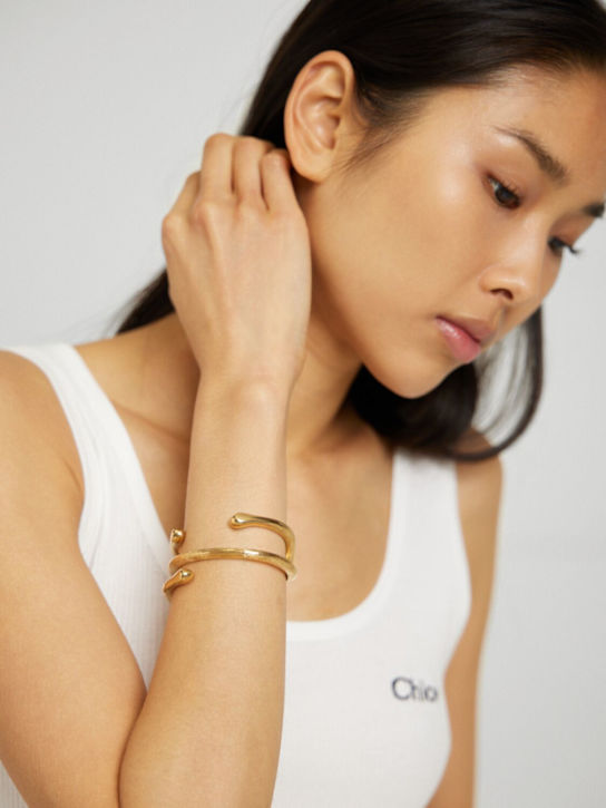 Chloé: Chloé eclectic bracelet - Gold - women_1 | Luisa Via Roma