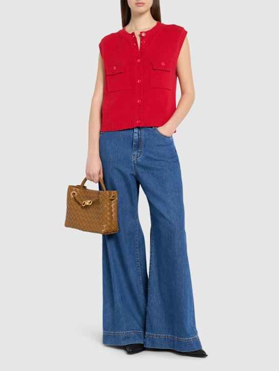 Weekend Max Mara: Gilet en maille de coton mélangé Caprara - women_1 | Luisa Via Roma