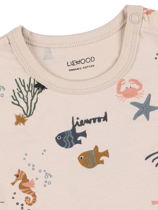 Liewood: Body in jersey di misto cotone stampa Sea - Multicolore - kids-girls_1 | Luisa Via Roma