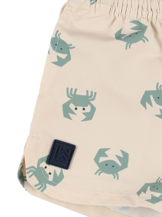 Liewood: Printed poly swim shorts - Multicolor - kids-boys_1 | Luisa Via Roma