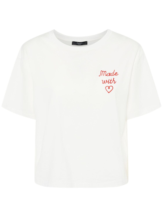 Weekend Max Mara: Acline jersey short sleeved t-shirt - women_0 | Luisa Via Roma