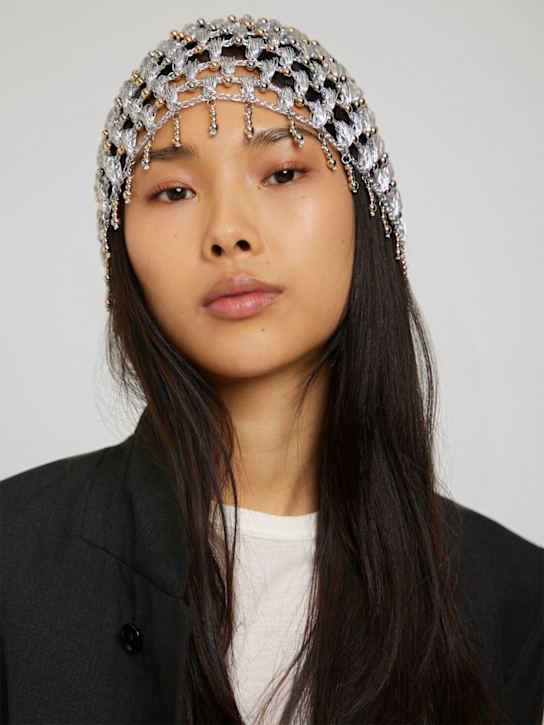Rabanne: Crochet hair piece - women_1 | Luisa Via Roma