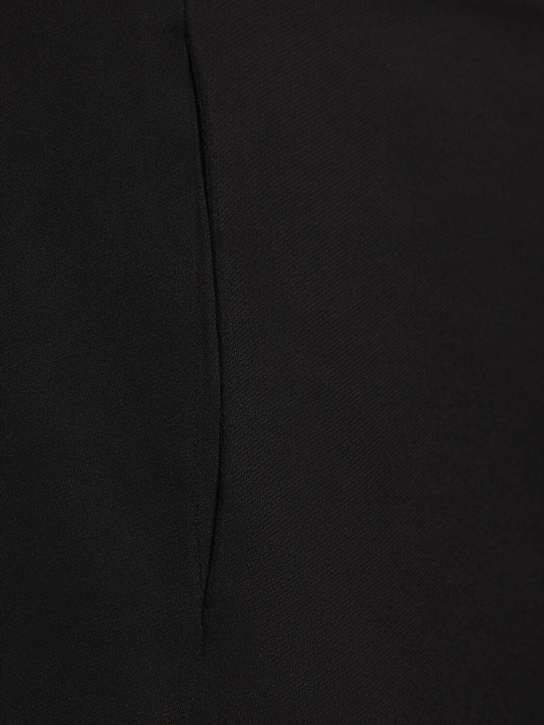 ESSE Studios: Issia jersey & tulle mini skirt - Black/Blush - women_4 | Luisa Via Roma