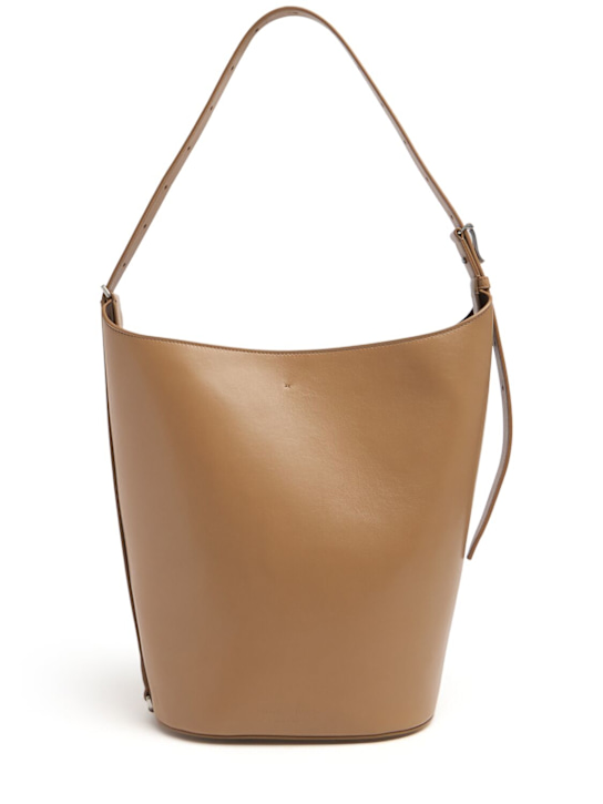 Proenza Schouler: Brant光滑皮革水桶包 - Cumin - women_0 | Luisa Via Roma