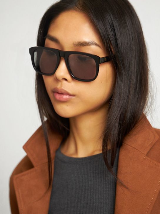 Toteme: The Navigators squared sunglasses - Black - women_1 | Luisa Via Roma