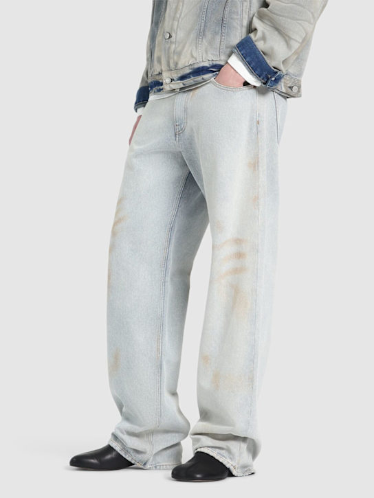 MM6 Maison Margiela: 35mm leather boots - men_1 | Luisa Via Roma