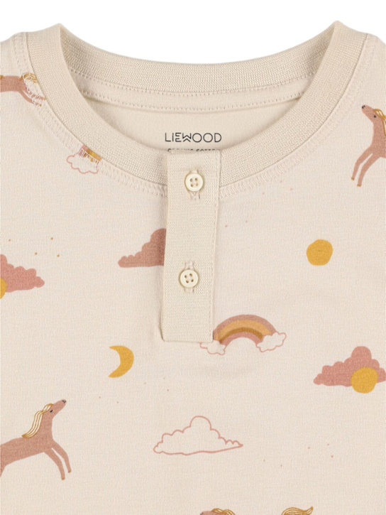 Liewood: フルーツ柄コットンブレンドジャージーパジャマ - マルチカラー - kids-girls_1 | Luisa Via Roma