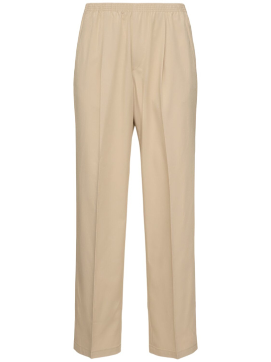 CELLAR DOOR: Ezio fluid pants - Beige - men_0 | Luisa Via Roma