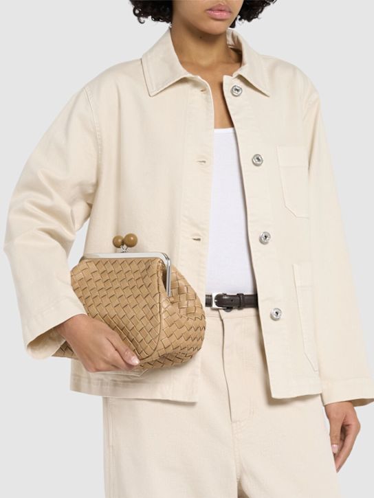 Weekend Max Mara: Pancia woven leather clutch - women_1 | Luisa Via Roma