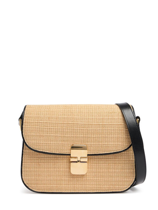 A.P.C.: Small Sac Grace raffia bag - women_0 | Luisa Via Roma