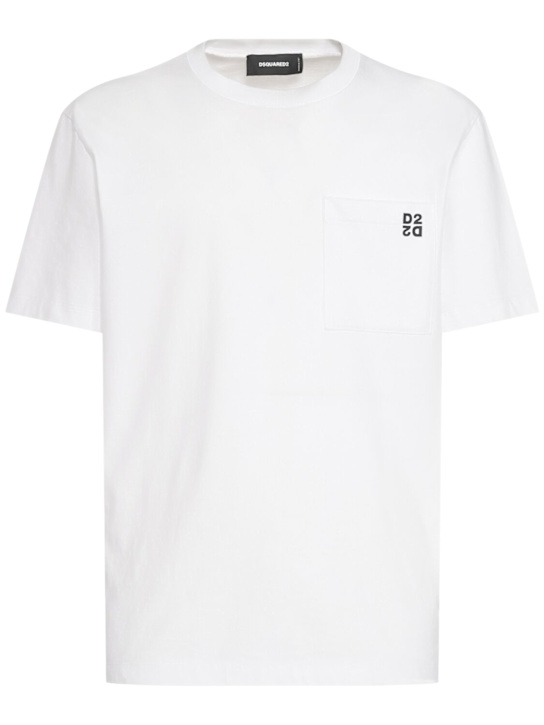 Dsquared2: Paquete de 2 camisetas de algodón - Blanco - men_0 | Luisa Via Roma