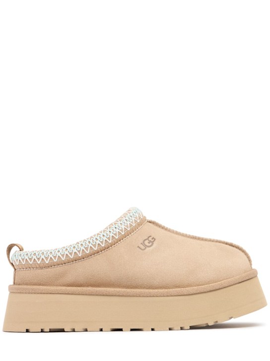 Ugg: 44mm Tazz shearling platform loafers - women_0 | Luisa Via Roma