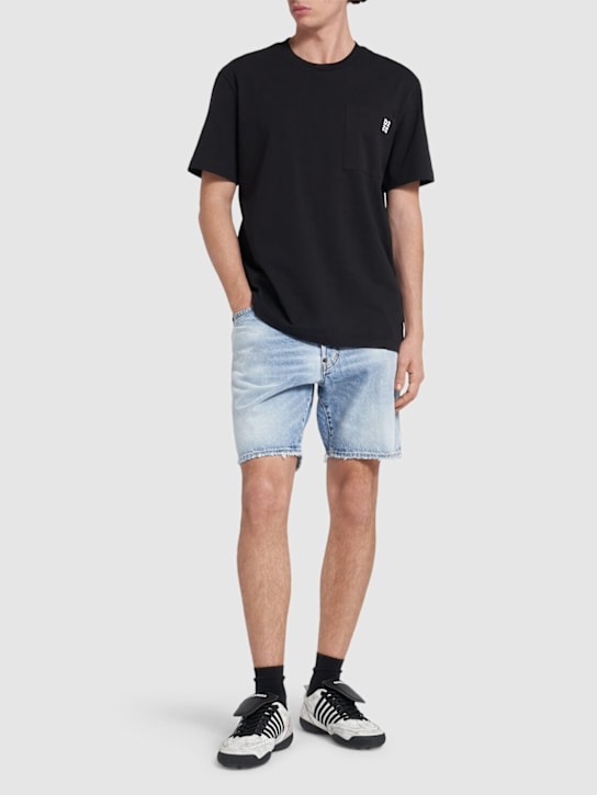 Dsquared2: Set: 2 T-Shirts aus Baumwolle - Schwarz - men_1 | Luisa Via Roma